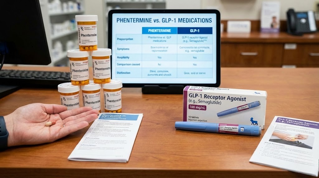 Phentermine vs GLP-1