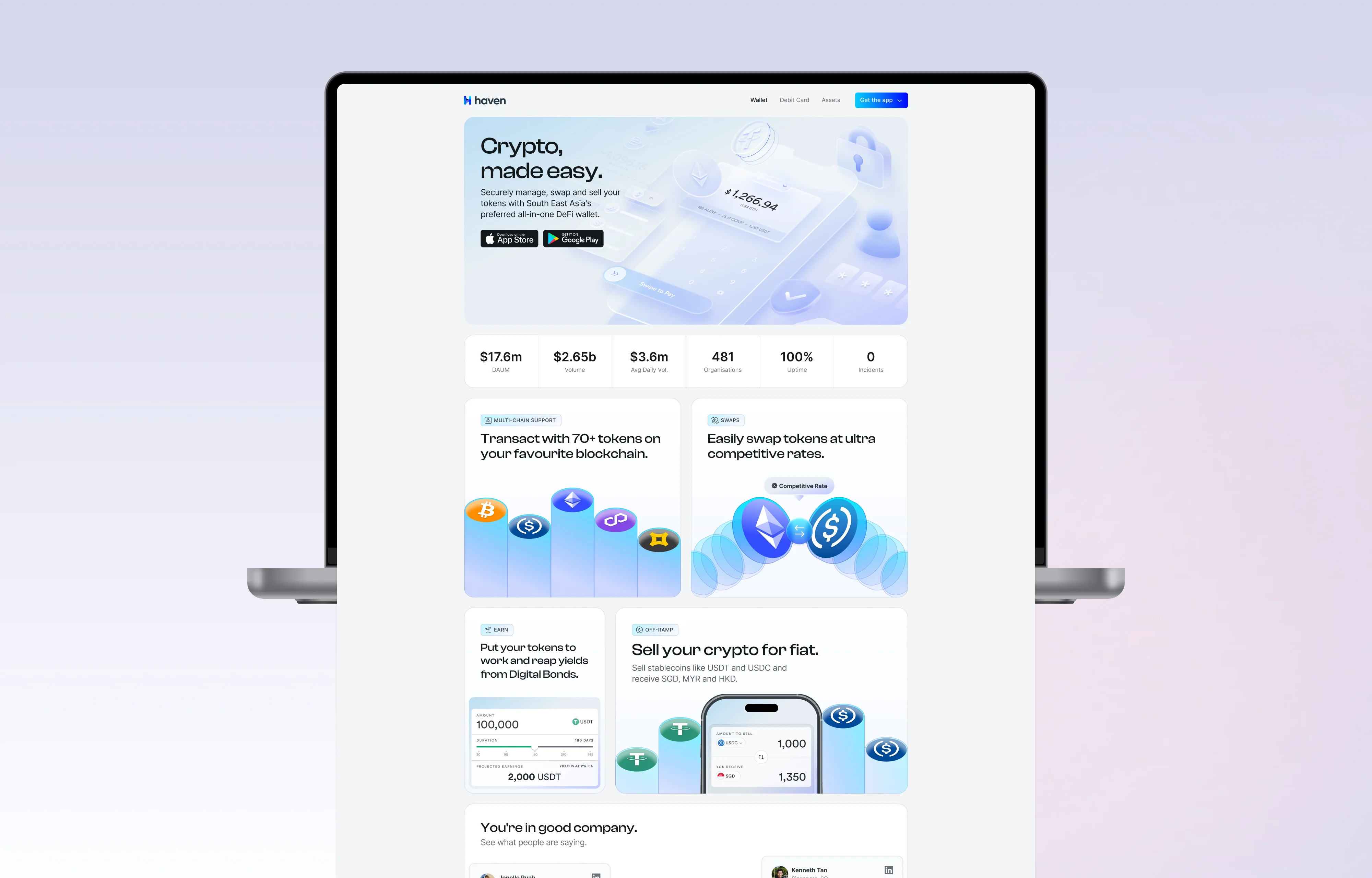 Haven Website Design 1