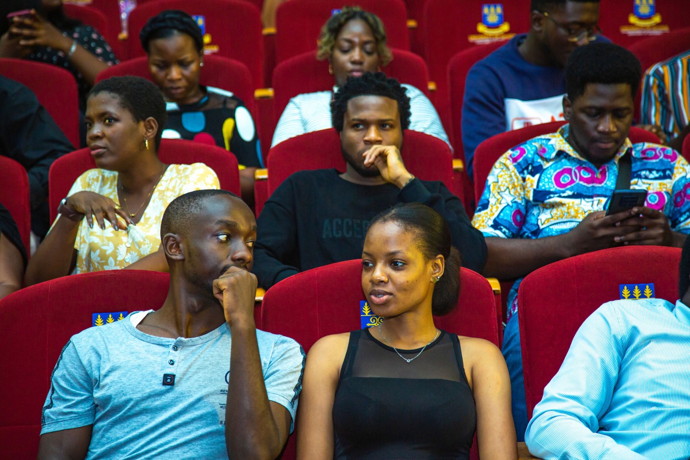 audience in a conference