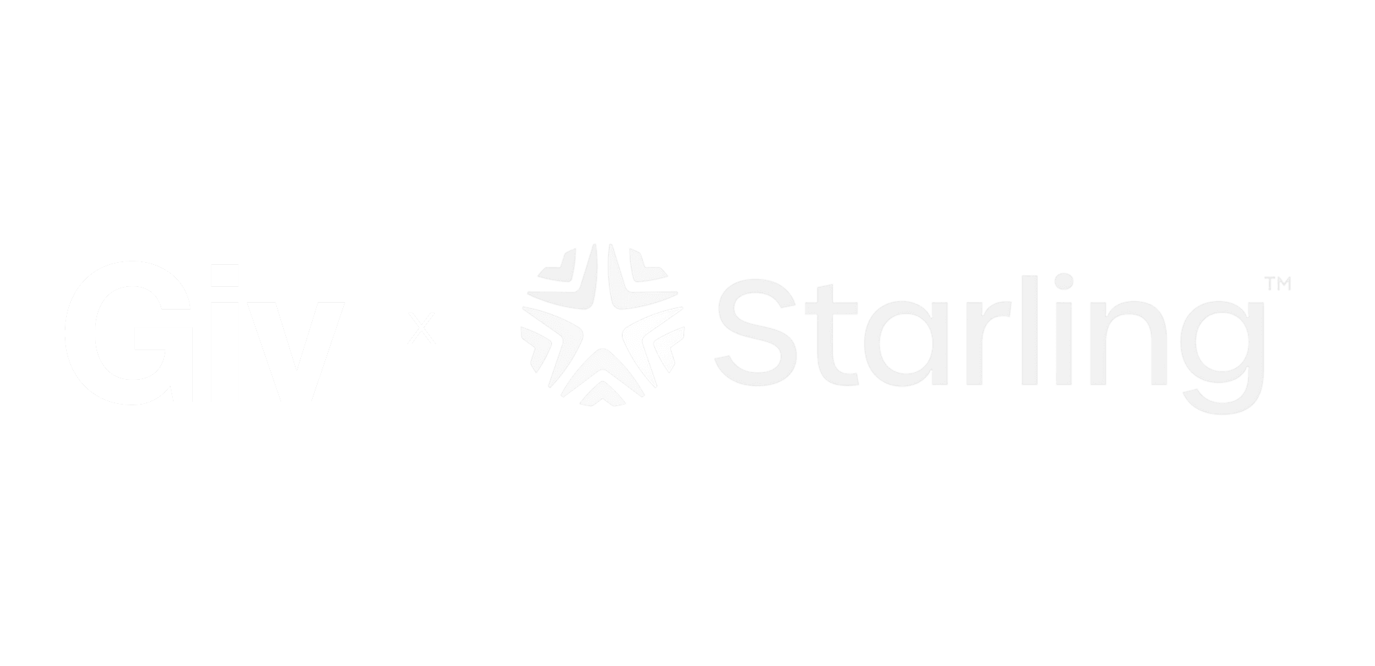 Giv and Starling logos together.