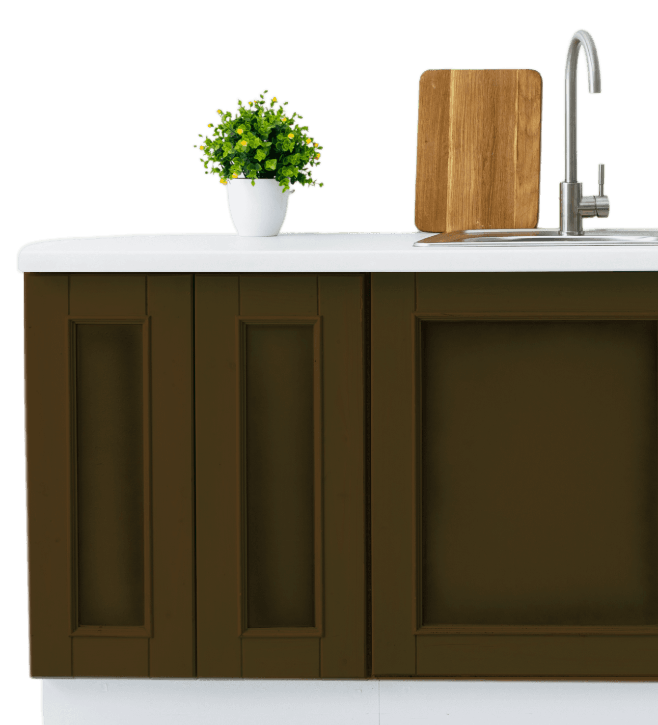 Meuble de salle de bain restauré