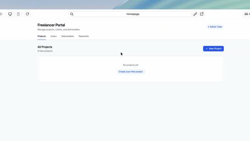 From Blank Project to Live Database in Under a Minute