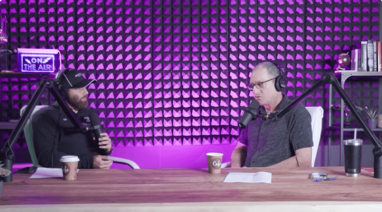 Image of Rich Hopen in podcast studio