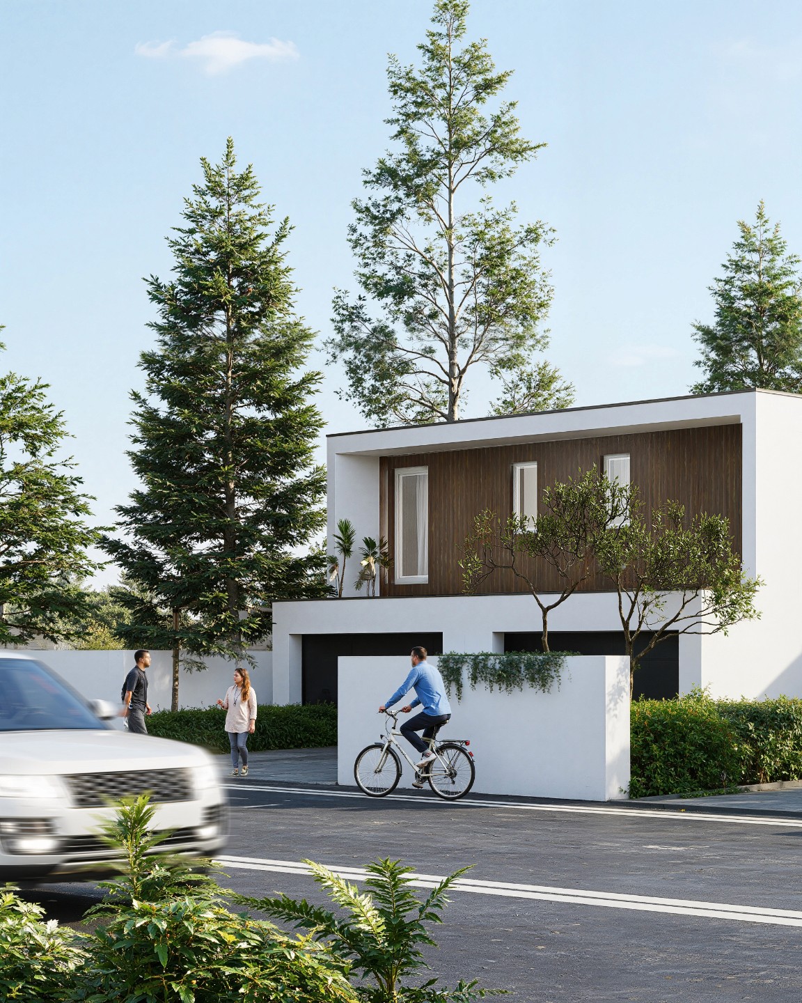Close-up of evergreen foliage, showcasing vibrant green needles densely packed together.