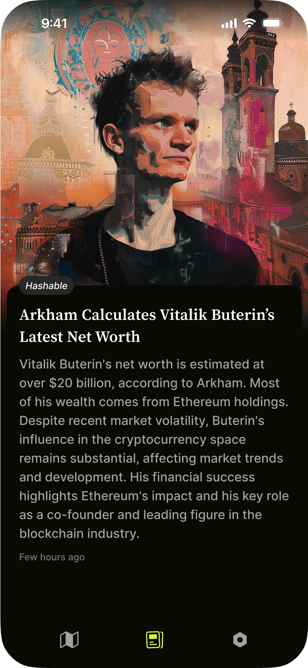 A news post on Hashable.