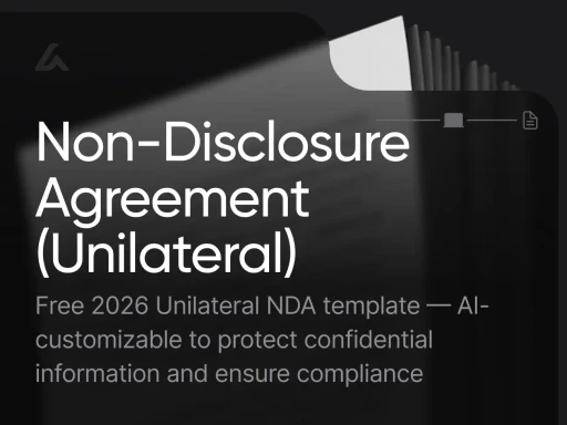Non-Disclosure Agreement (Unilateral)