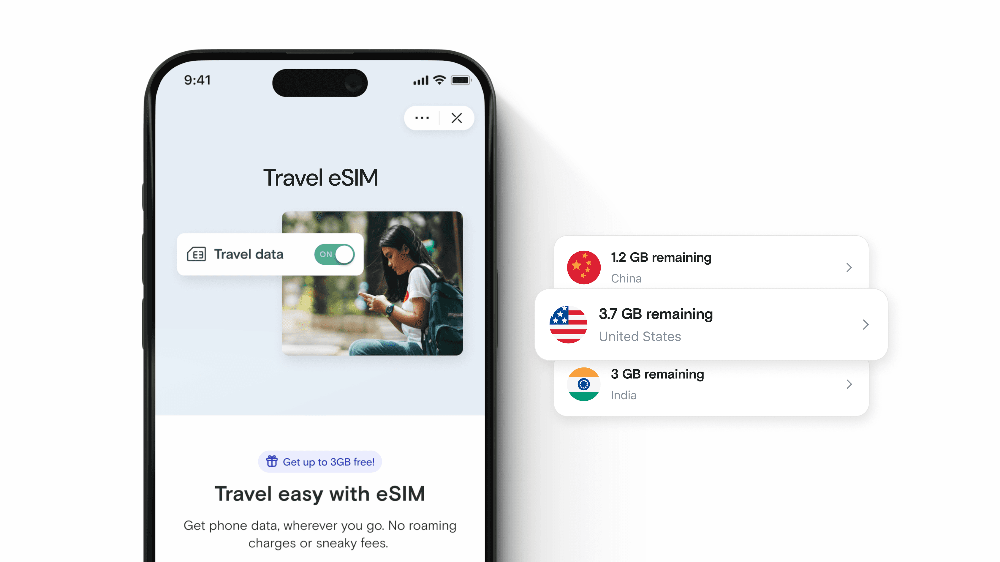 travel eSIM for consumer apps