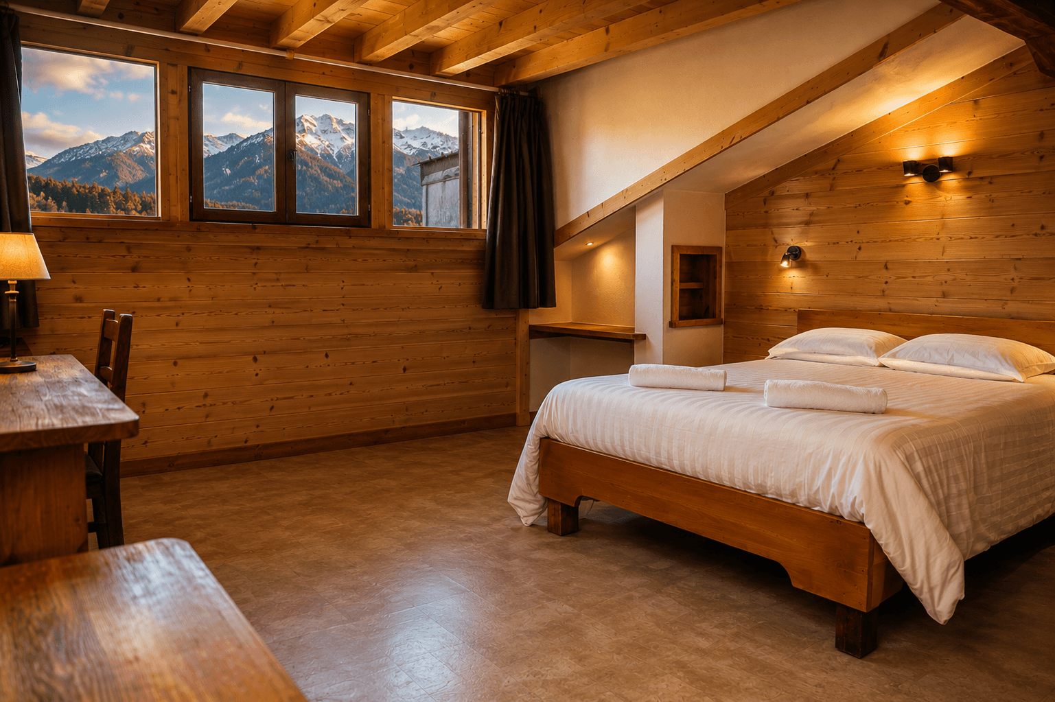 Vue de la Chambre Double Classique à La Fontaine Hôtel & Spa.