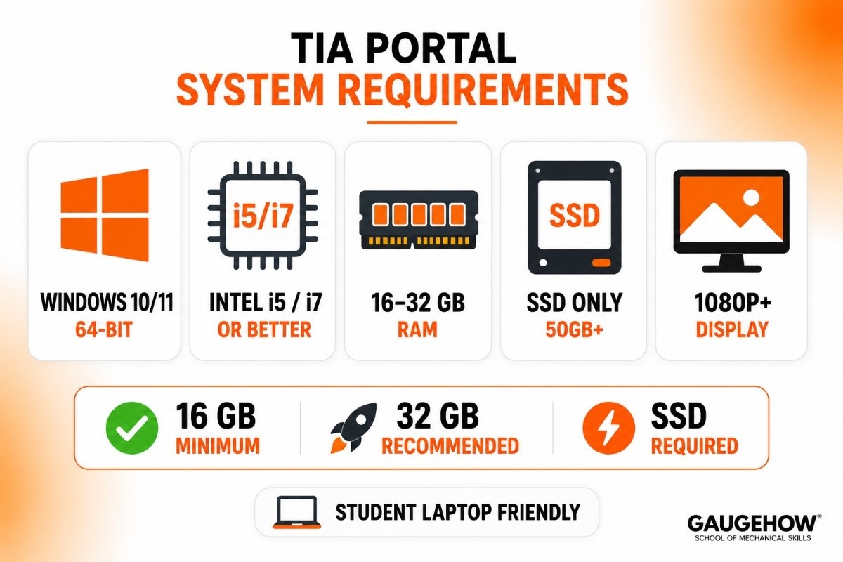 TIA Portal system requirements