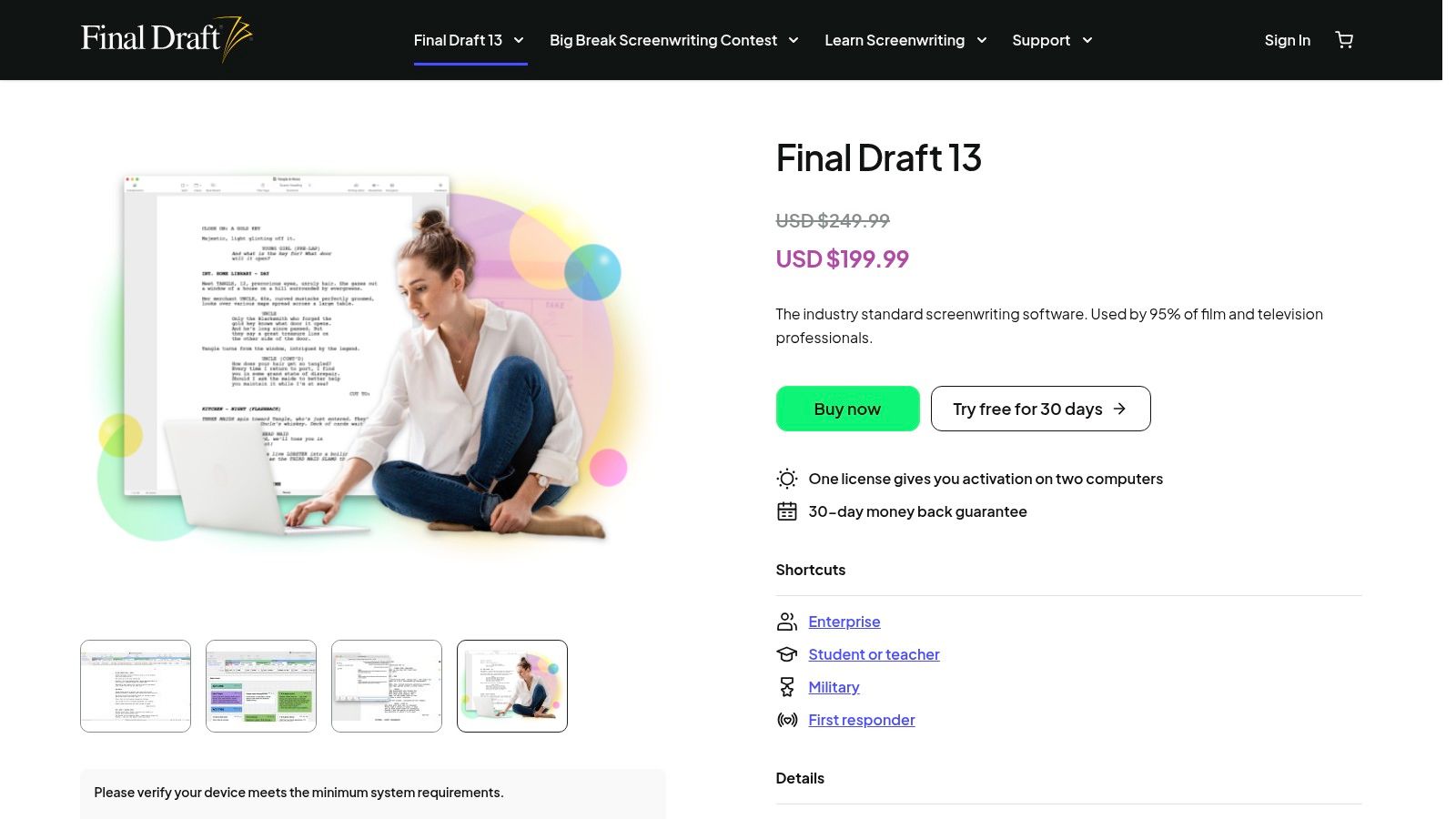 Final Draft (desktop)