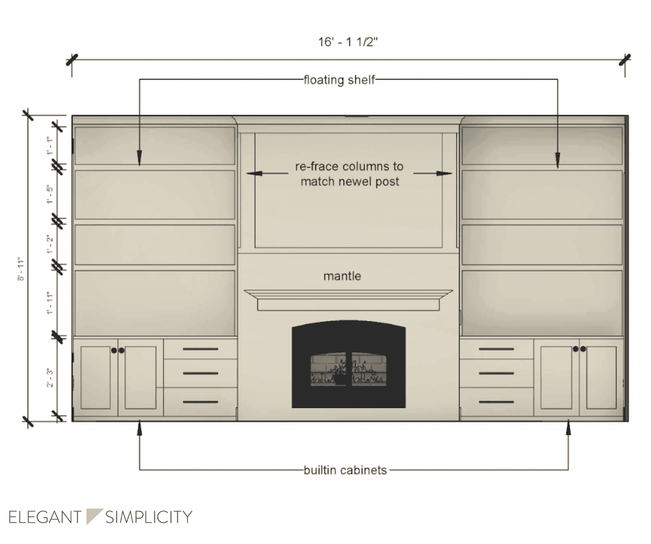 We’re so excited to share details from The Ravensdale House: Living Room — one of our favorite interior design + remodeling projects in Ravensdale, Washington. 