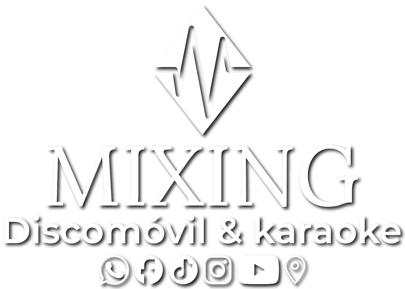 Diseño de logo mixing Discomóvil