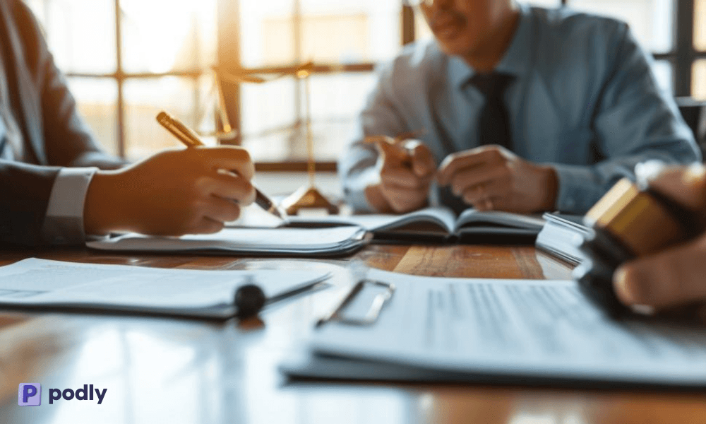 business liability on print on demand service
