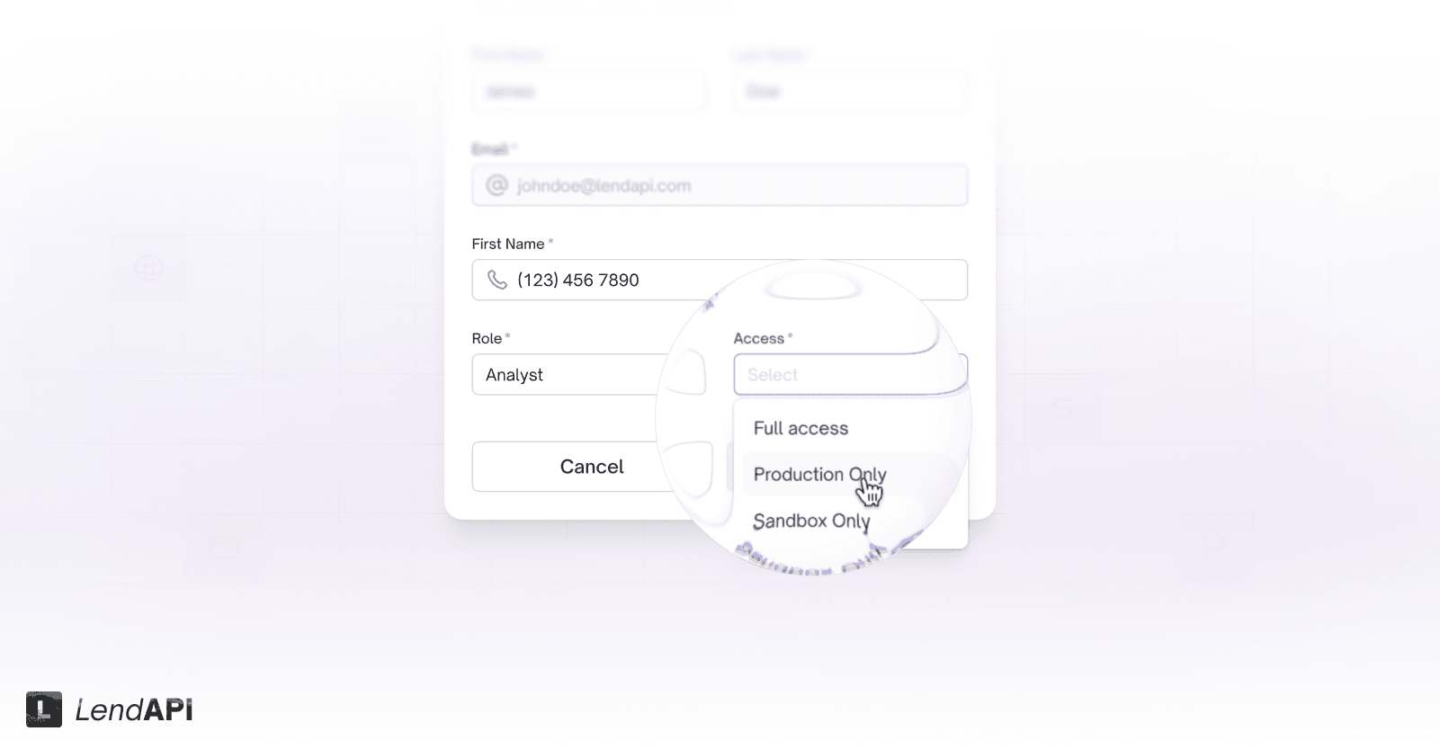 LendAPI v3.1.7 - Permission Update (Sandbox and Production)