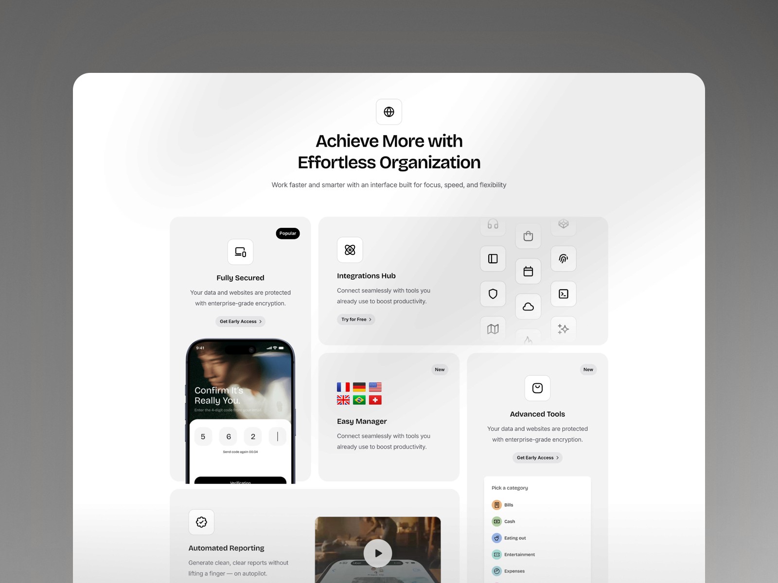 Apprise — 黑白极简专业 SaaS 产品官网设计灵感