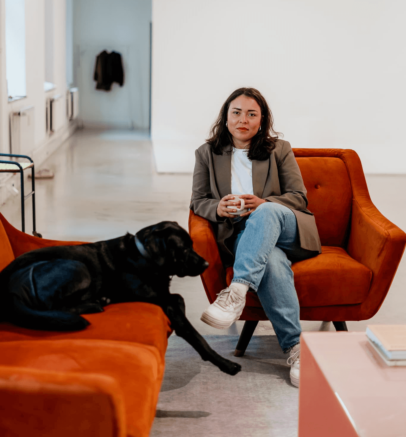 Woman with laptop