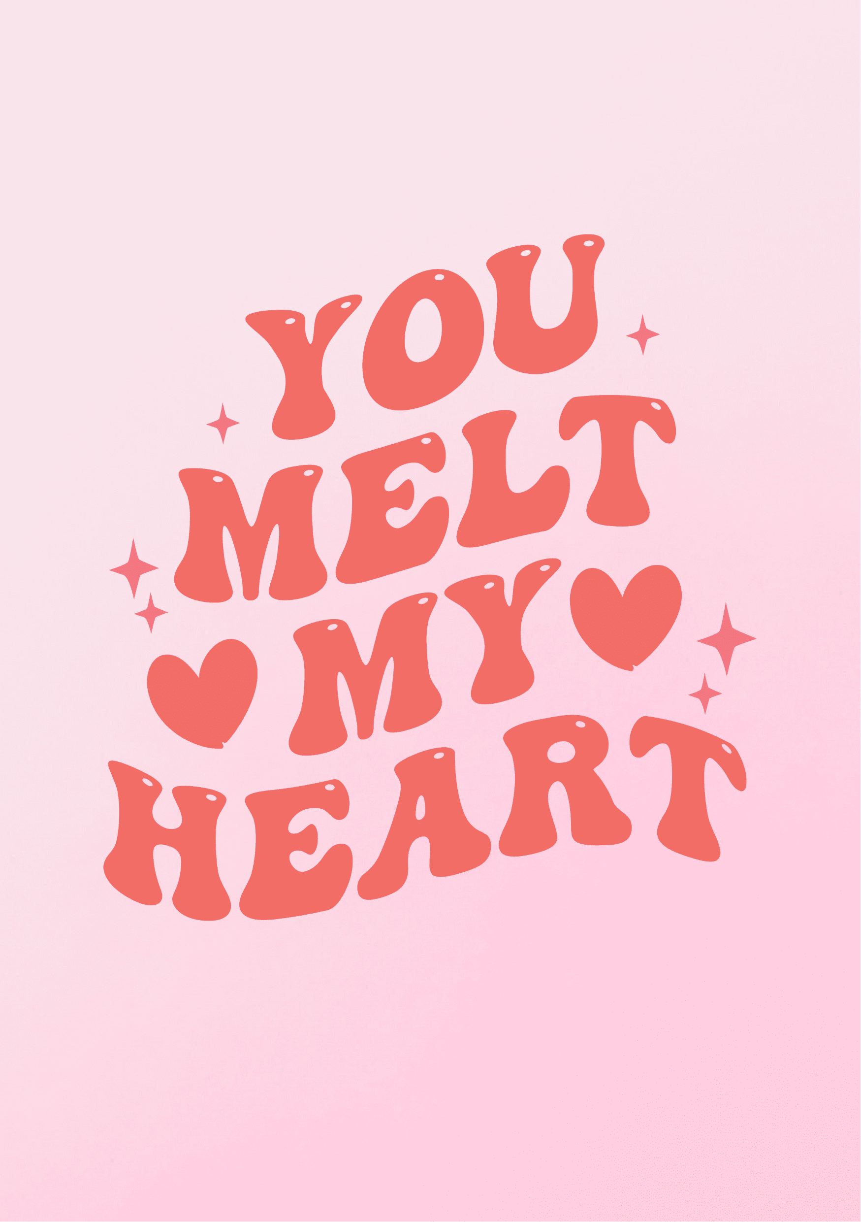 Pink Valentine's Day Card