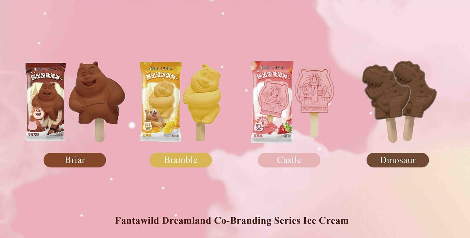 Image of a co-branding ice cream