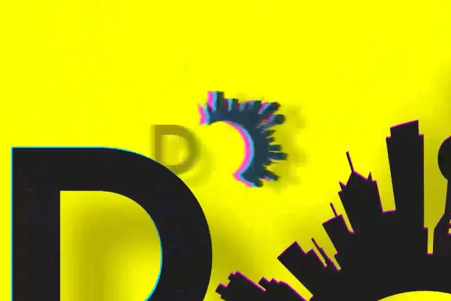 Custom 3D animation and motion graphics created in Blender for a Dallas-themed video production.