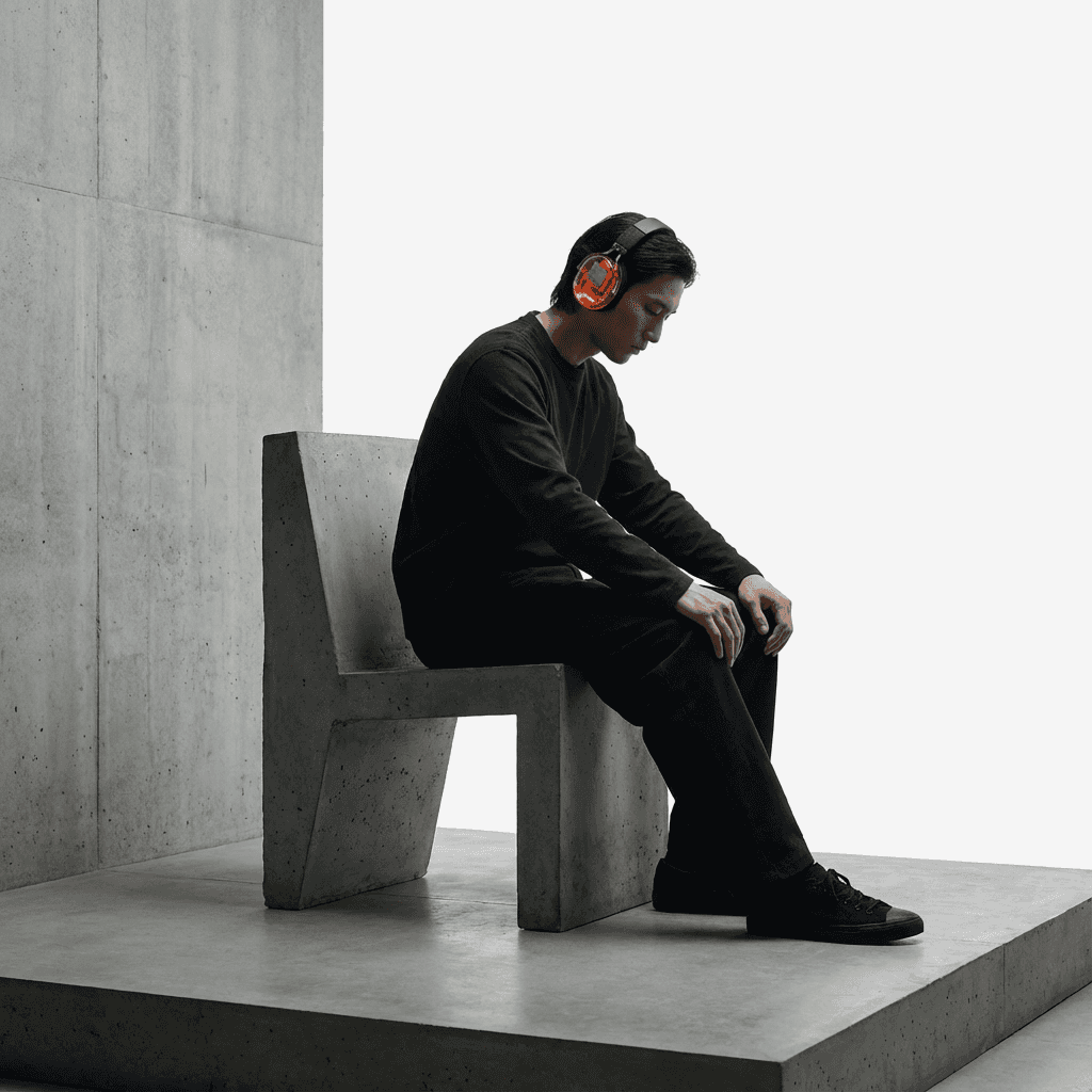 a wooden table with a computer on top of it