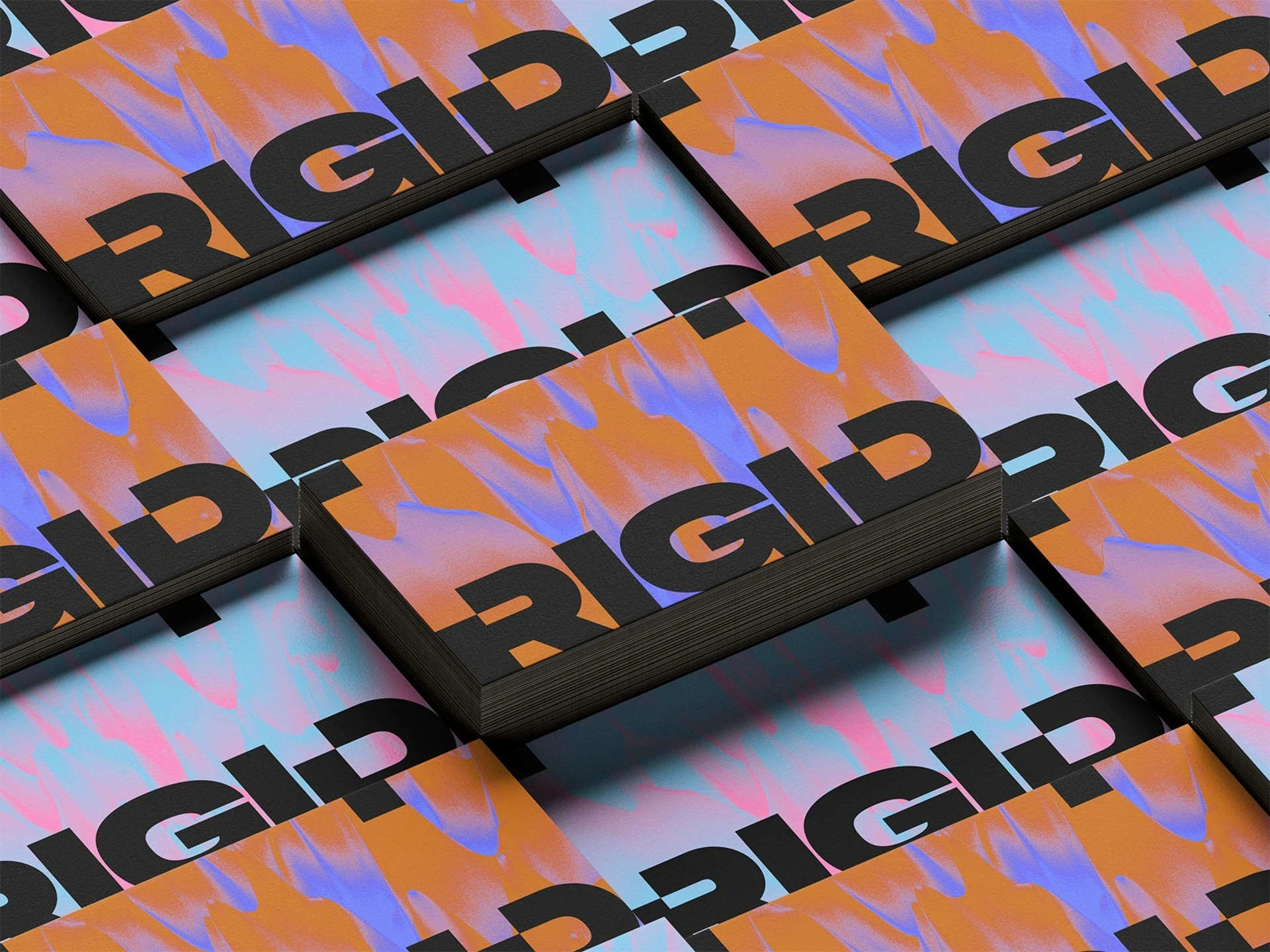 Vibrant visual identity design. Hire freelance graphic designer Barcelona for branding.