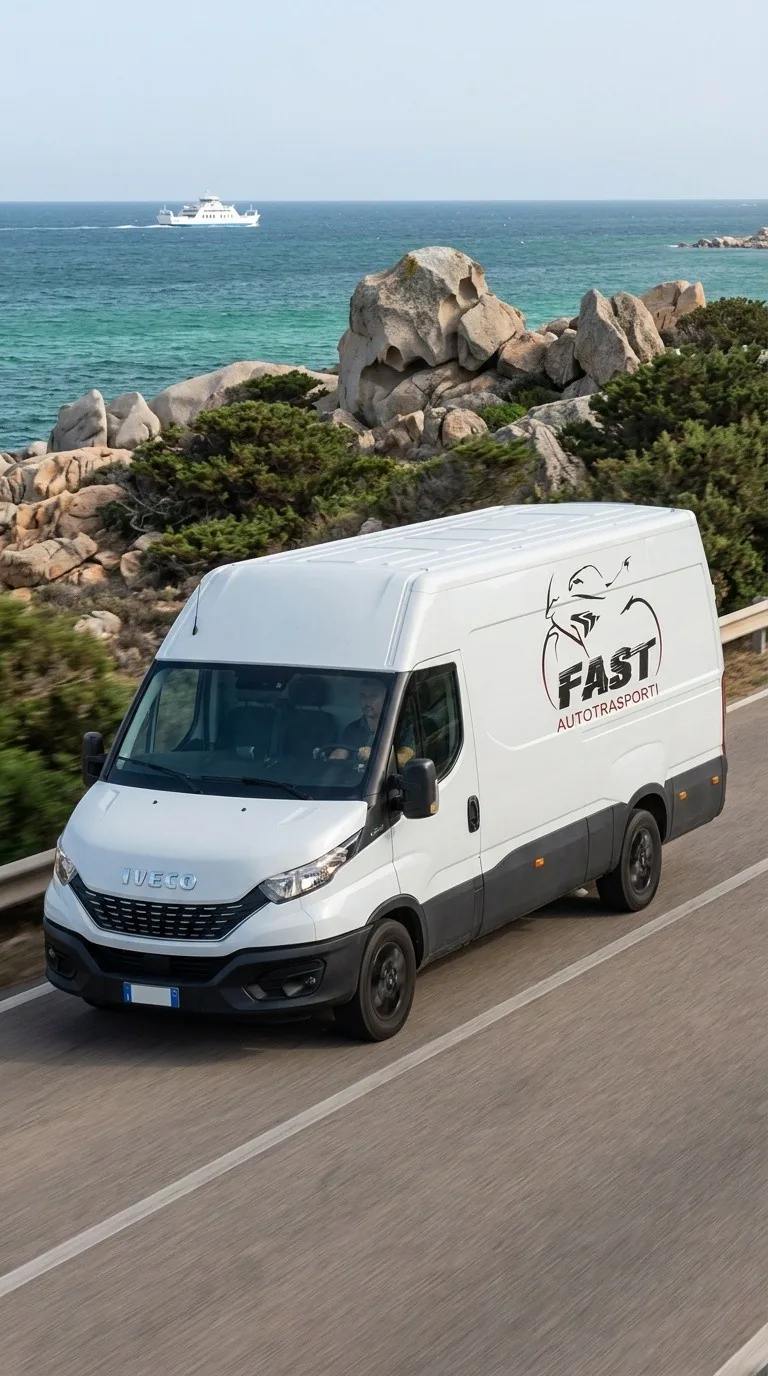 Furgone FAST per trasporto moto a Olbia