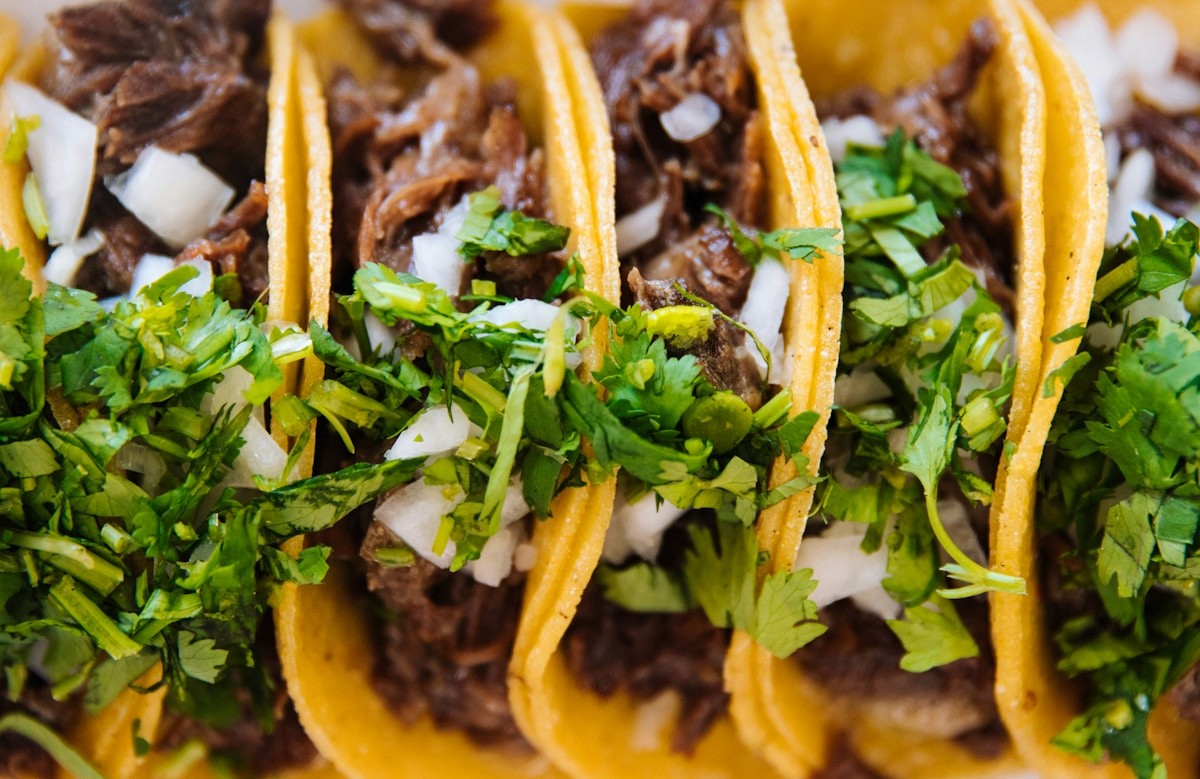Mexican grilled tacos