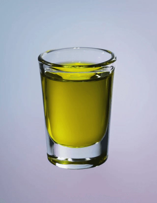 A bottle of daisy perfume with floral accents.