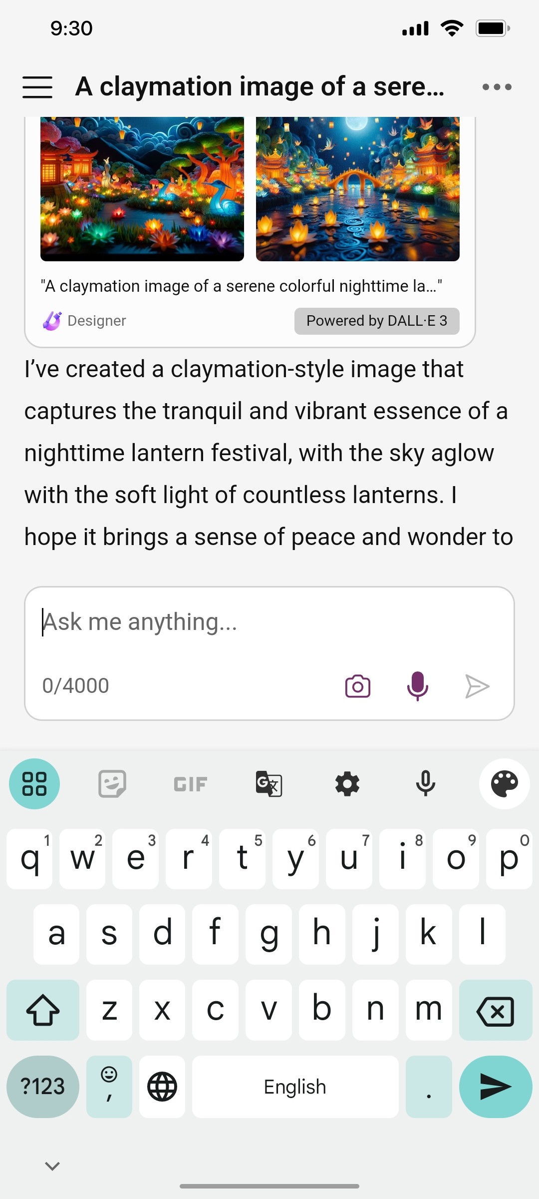 Microsoft copilot Create image DALL-E 3