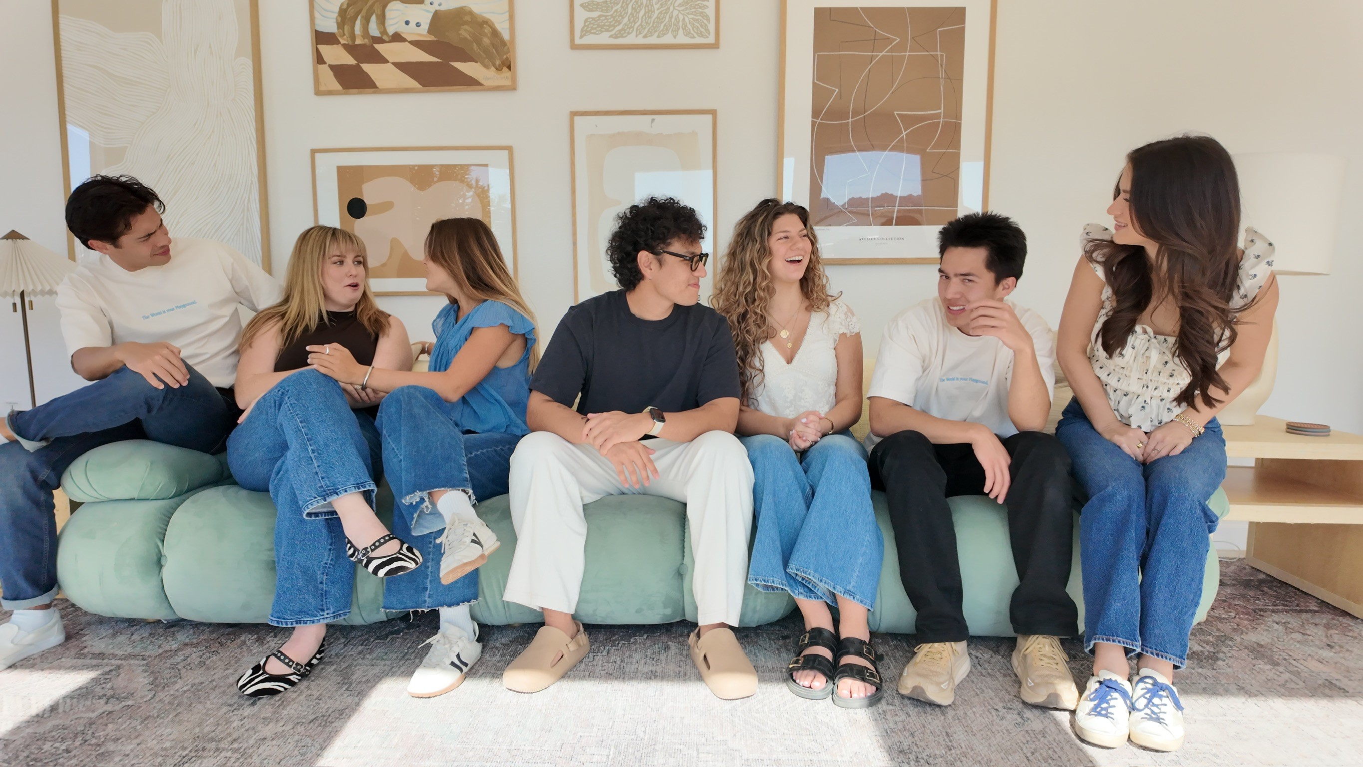 Playkit creators scrolling on TikTok.