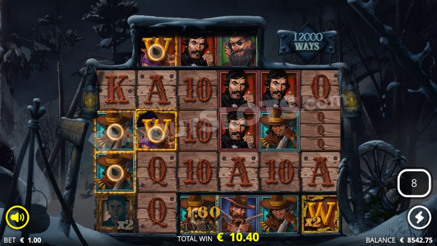 True Grit Redemption - exemple de séquence liée aux Dead Spins