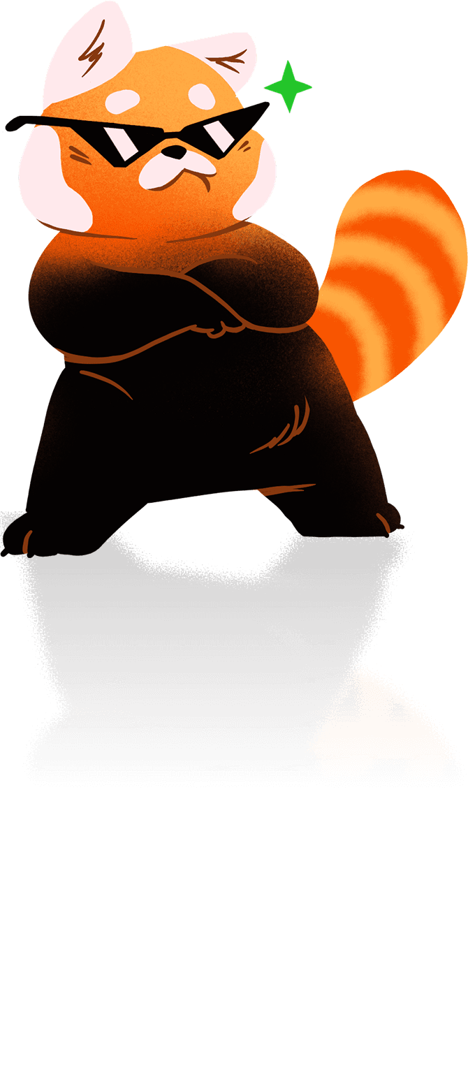 Karle Red Panda - HG Institute Mascot