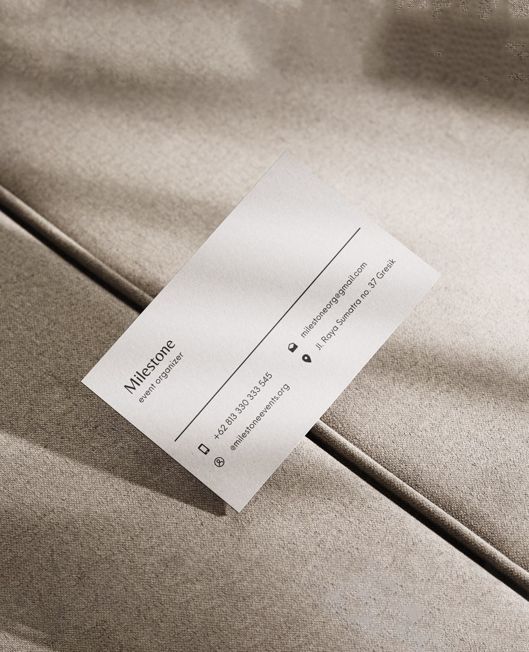 Milestone Business Card