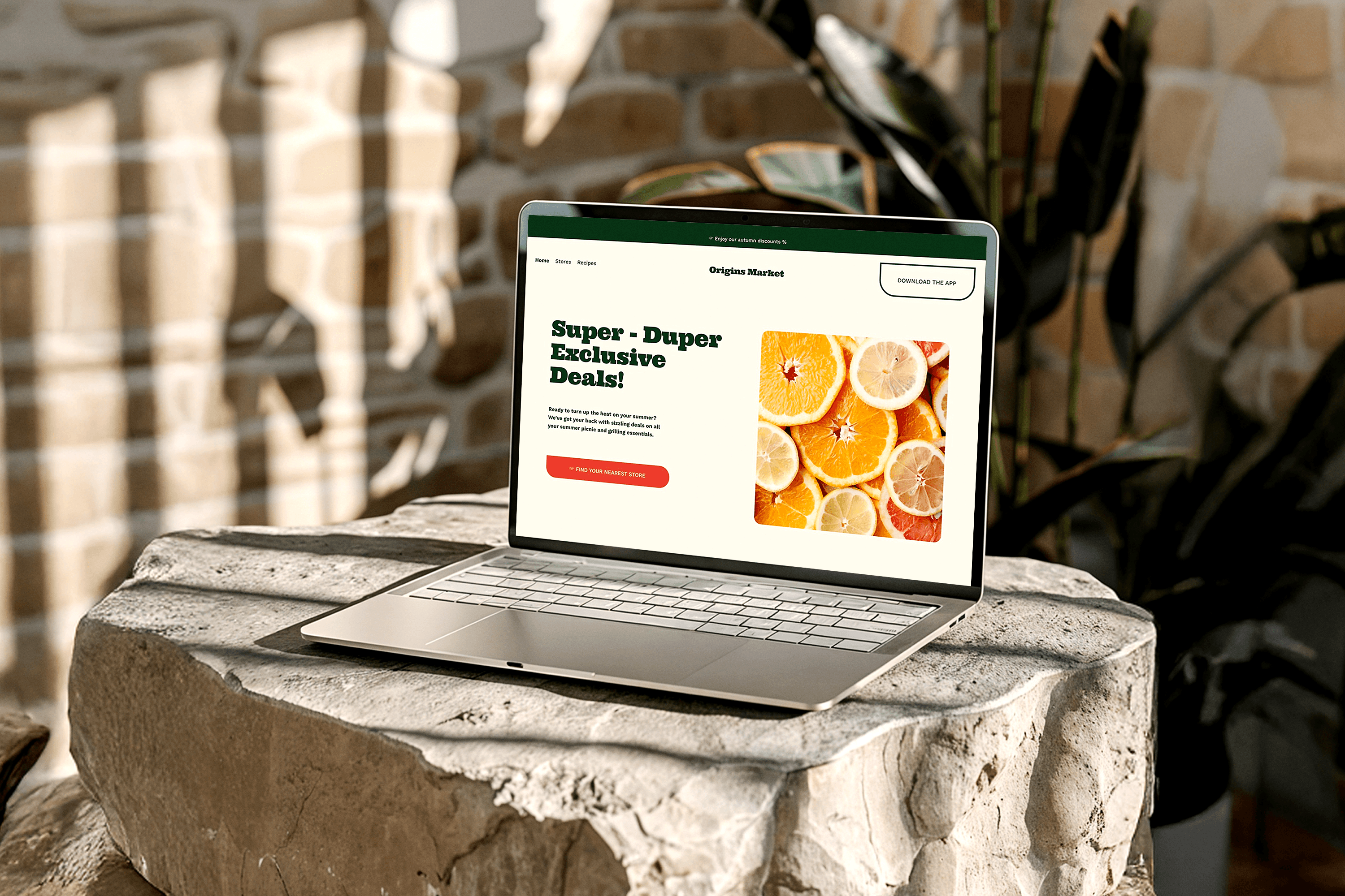 a computer with a white screen sitting on a table