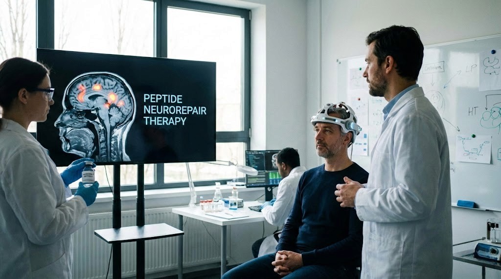 Peptides for brain repair