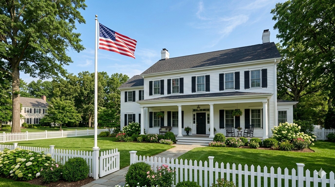 foto de capa mostrando uma casa residencial nos EUA.