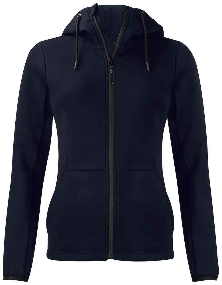 Halfzip trui dames voor het werk — Cutter &amp; Buck Pemberton Hood FZ Dames