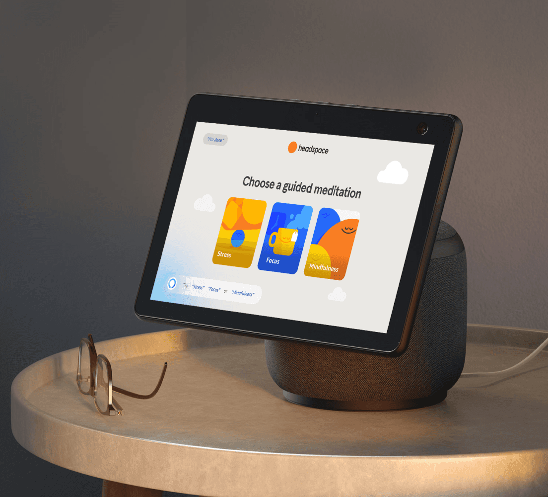 Mockup on an Echo show