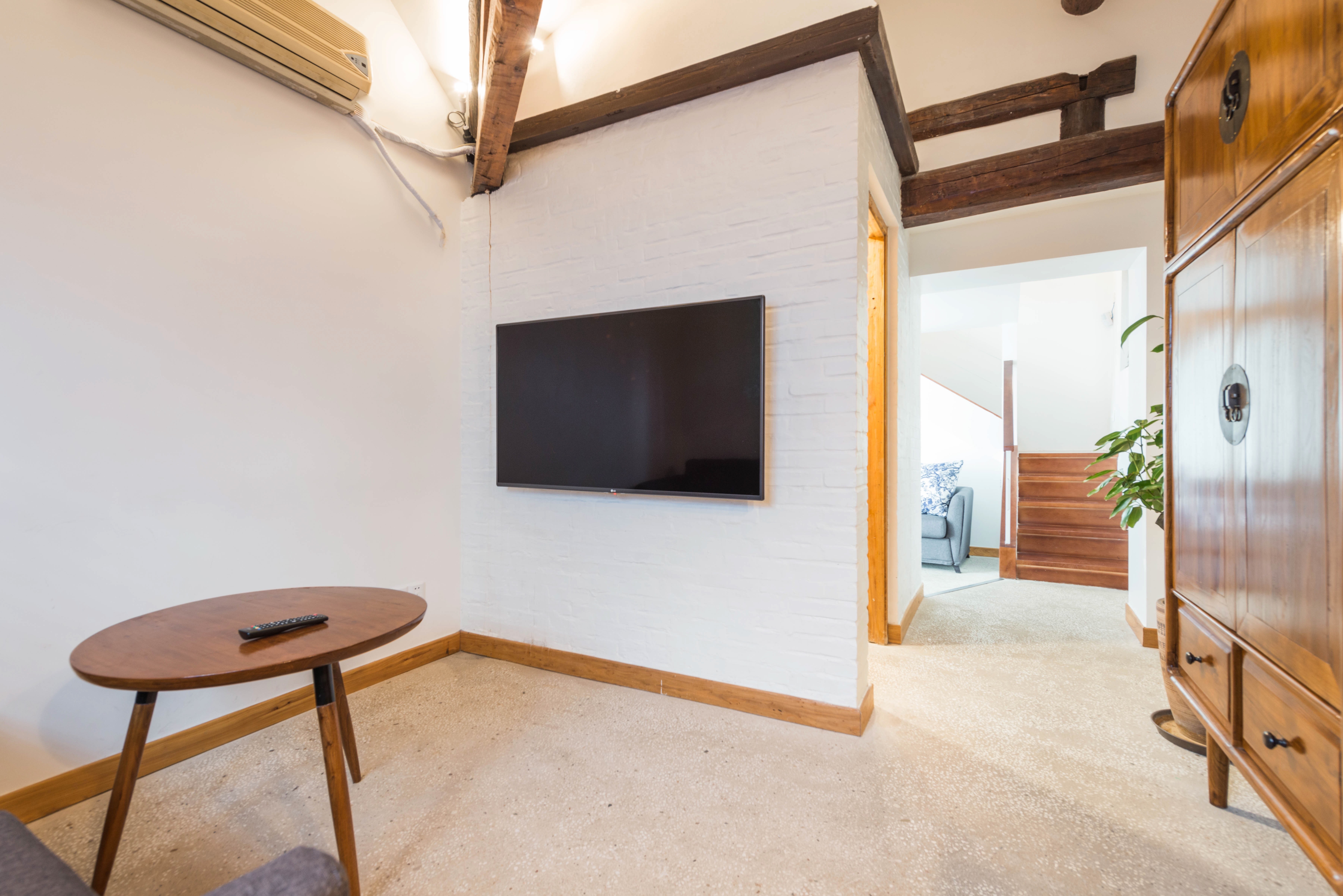 Kitchen and crafted details inside The Orchid Loft Suite