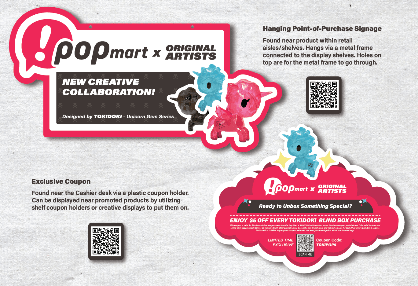Popmart Rebrand - project artwork