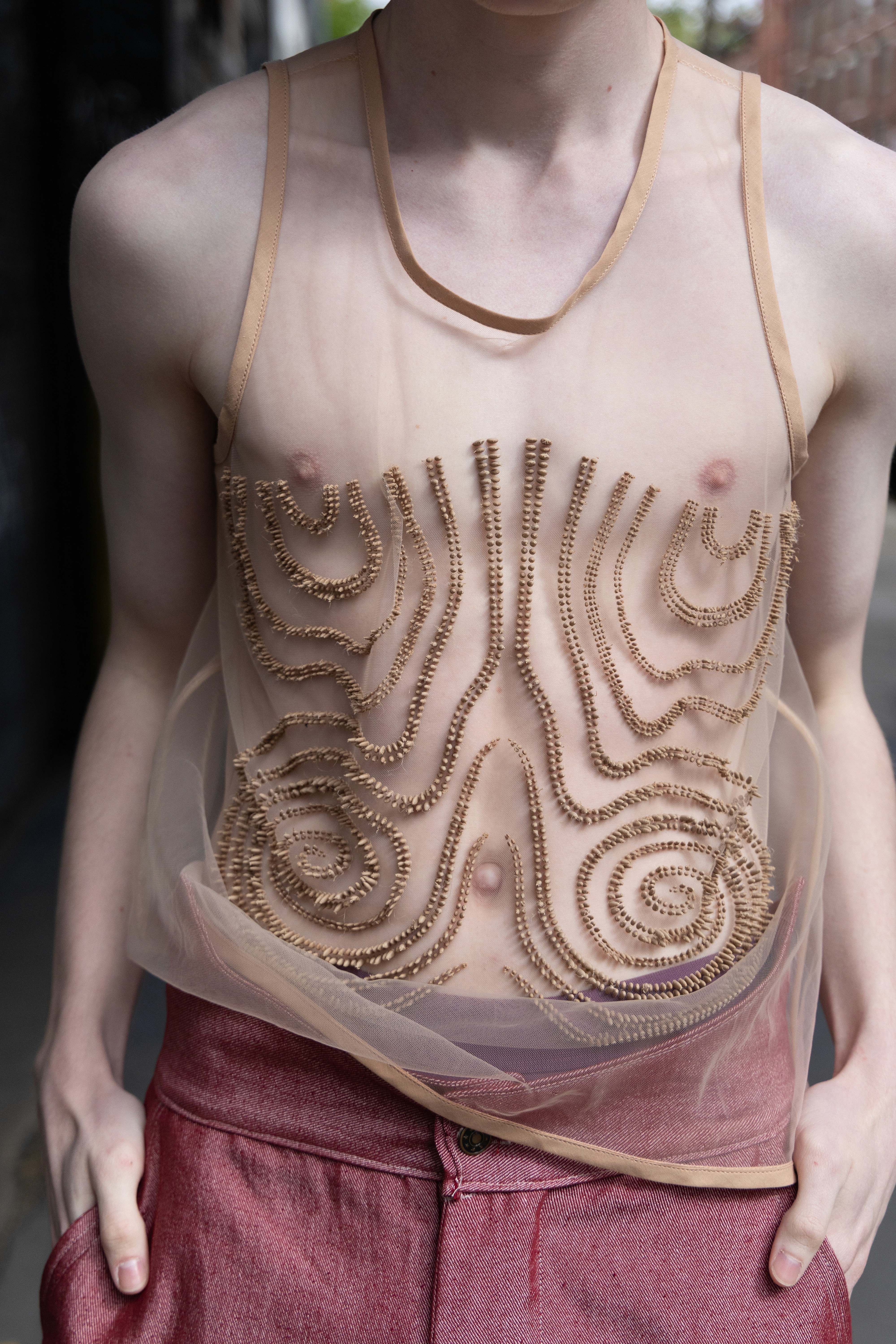 3D printing on fabric shirt