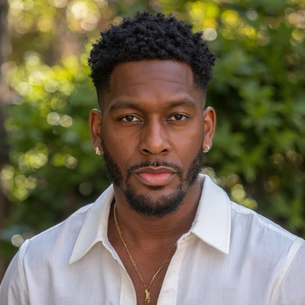 headshot of female in bright background