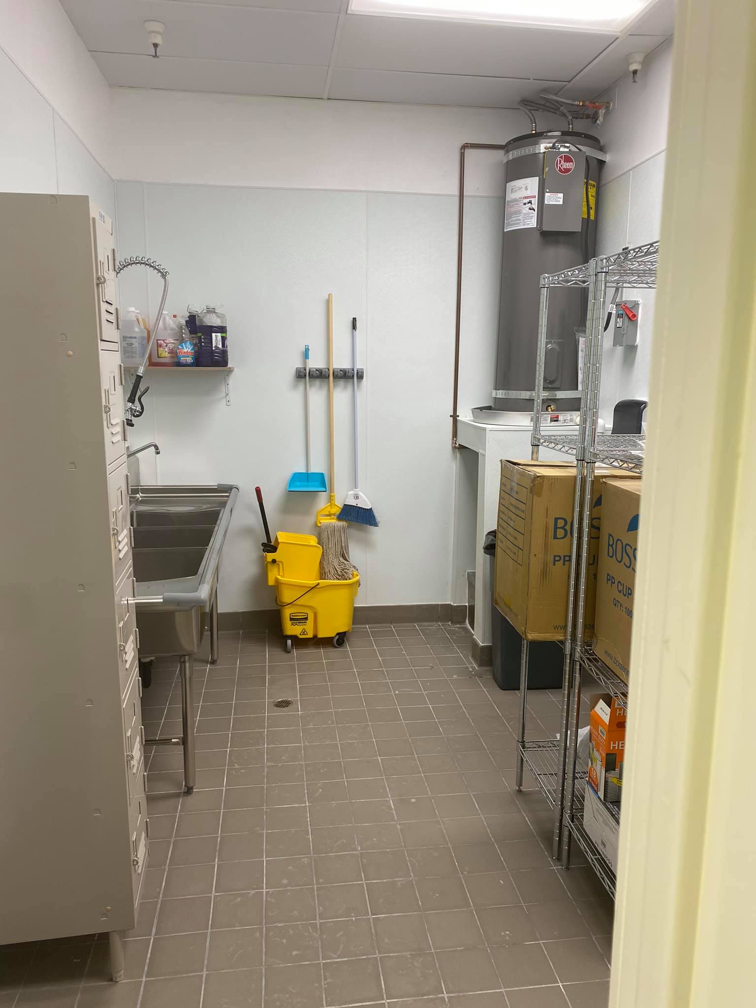 Custom tea shop counter and front service area – Karak Boba