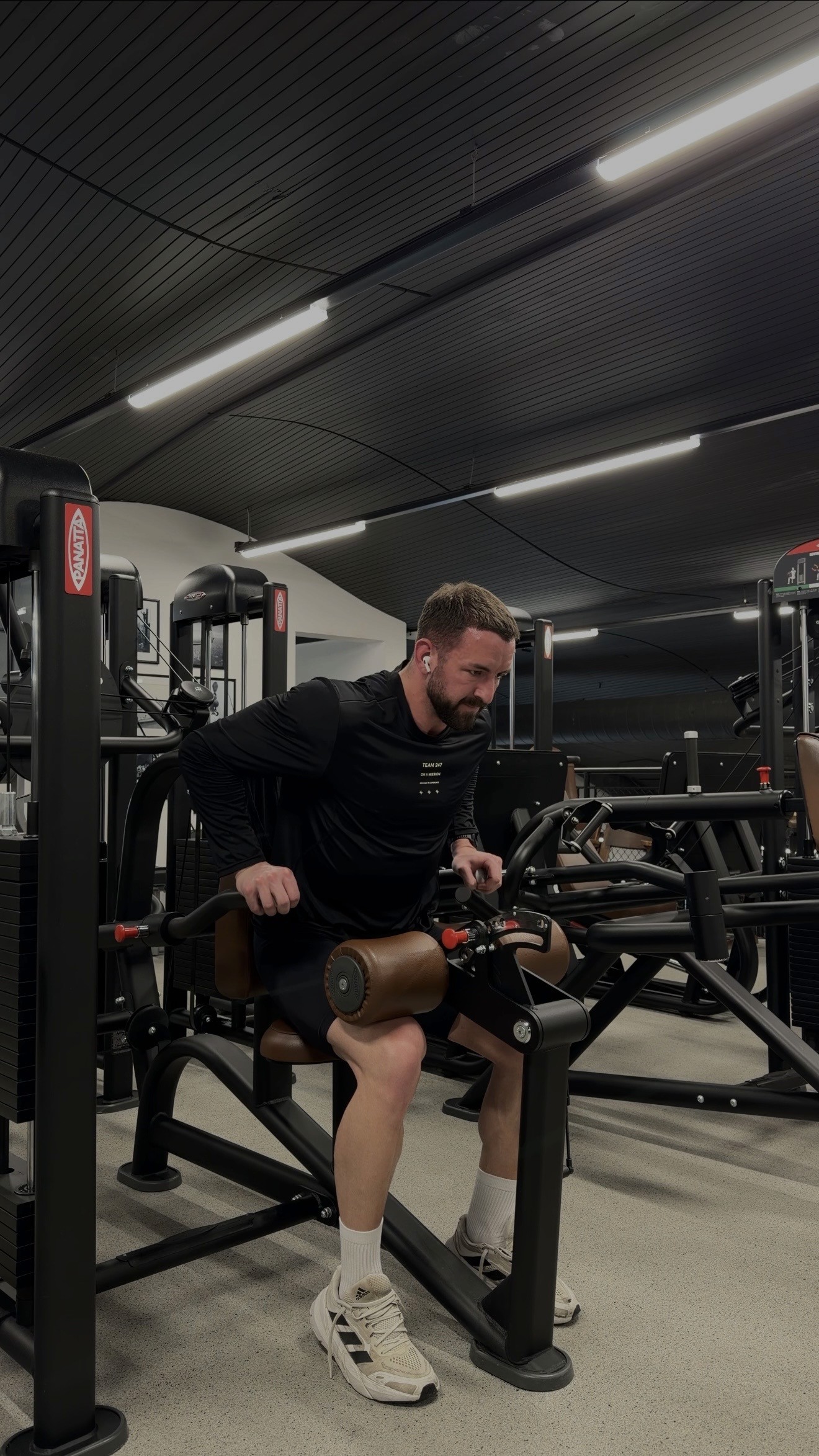 Person eating meal prep