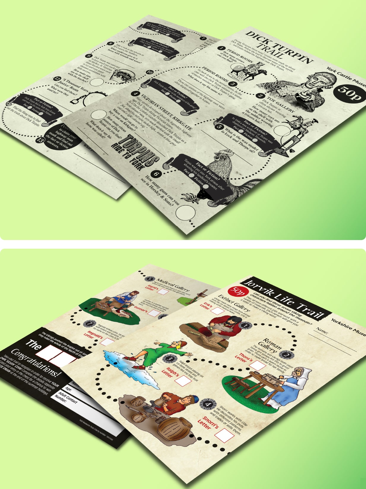 York Castle Museum Family and Childrens Activity Sheets