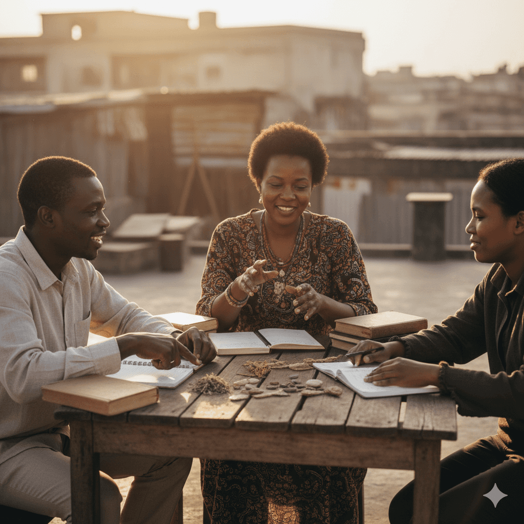 group of women in red and white dress standing on brown wooden bar during daytime
