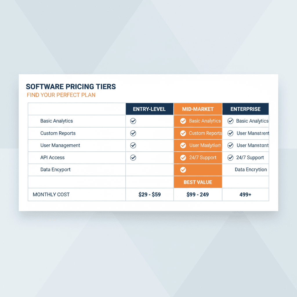 Agency SEO software pricing comparison across entry, mid-market, and enterprise tiers