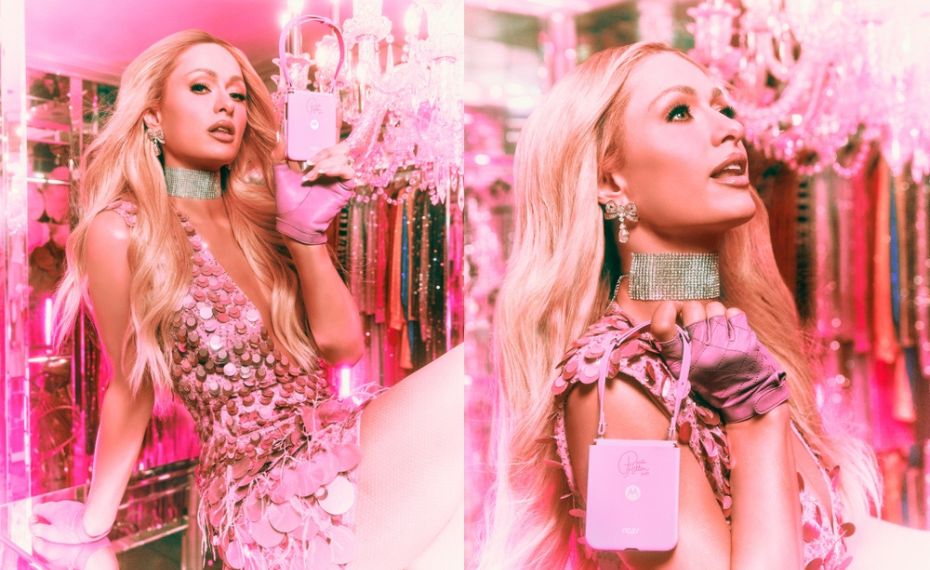 Motorola e Paris Hilton revivem os anos 2000 com edição especial do Razr+