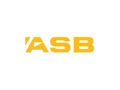 Logo of ASB bank.