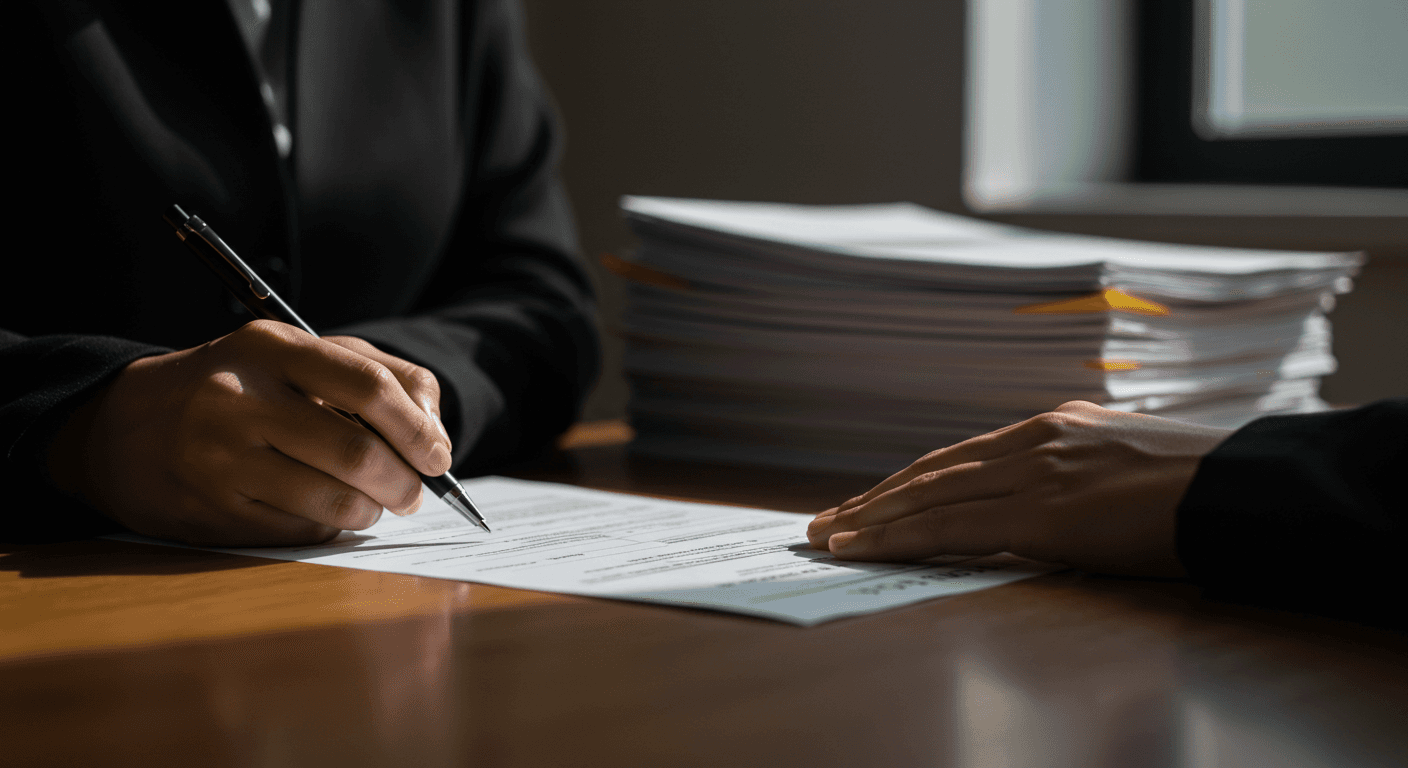 a student getting a reference for their UCAS application